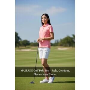 MAELREG Women's Golf Polo Shirt - Comfortable and Stylish